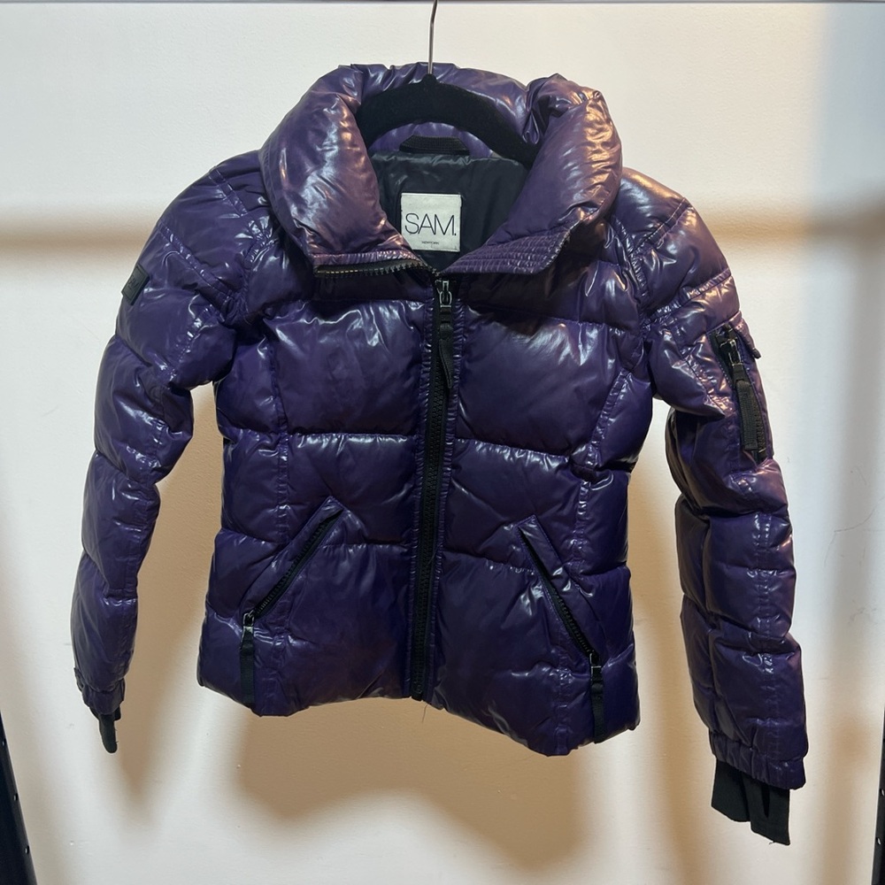 SAM Purple Puffer Jacket